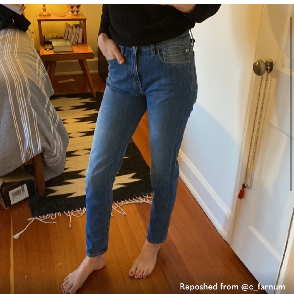 Sezane slim fit jeans mid rise